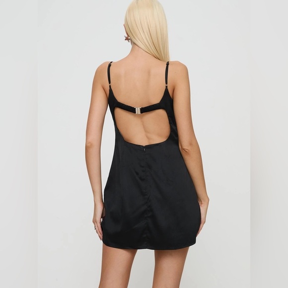 New with Tags Princess Polly Fabulous Mini Dress Black/White Size: 8 - Picture 3 of 11